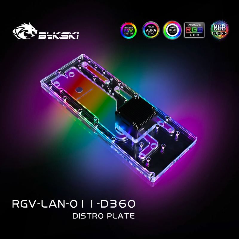BYKSKI Distro-Platte Acrylplat – Distro Plate Ddc Pump Combo Bewertung und Preis