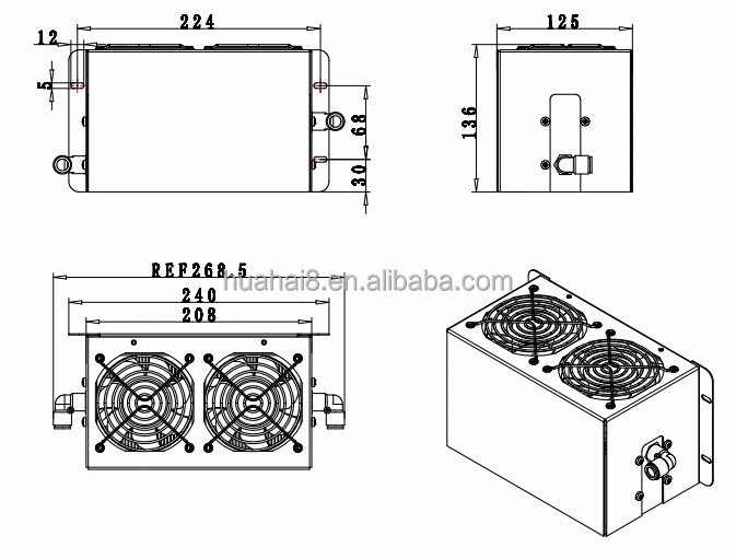 Industrielles thermoelektrisch – Chiller Water Cooling System Pc Bewertung und Preis